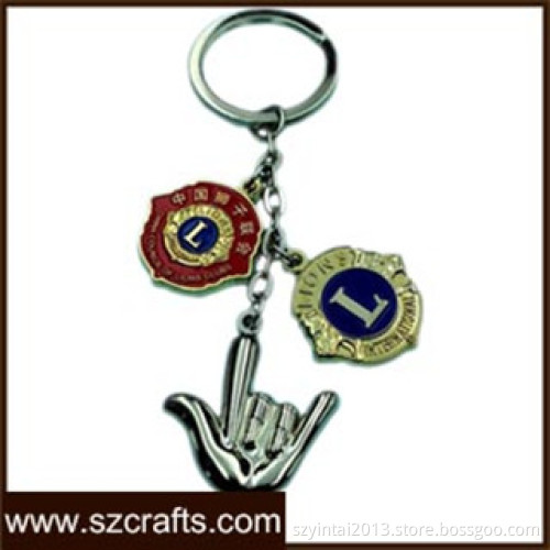 New Arrival Fashion Lions Club Key Chain Rings and Key Holder